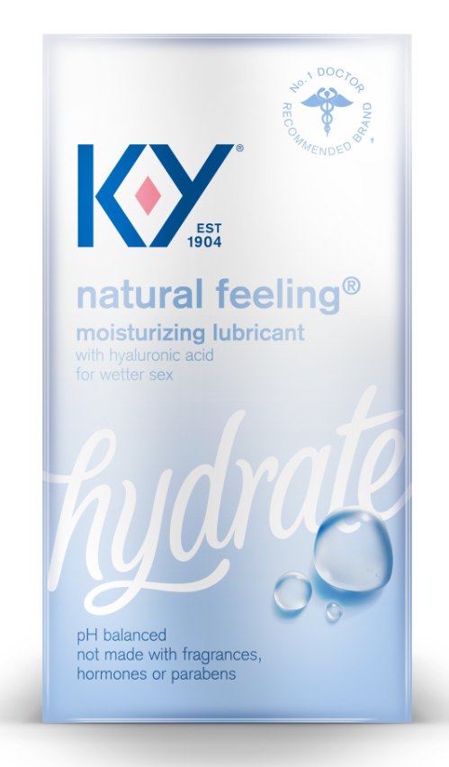 K-Y® Natural Feeling® Moisture Plus with Hyaluronic Acid Lubricant